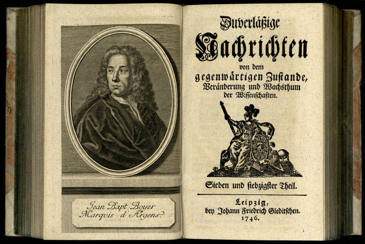 Jean Baptiste de Boyer Marquis d'Argens